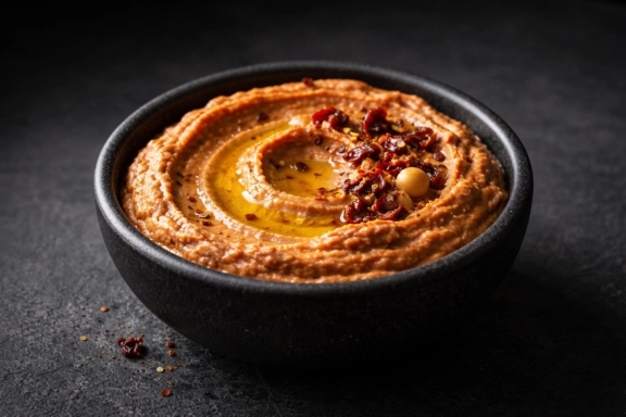 Aszalt paradicsomos hummusz (50 dkg)